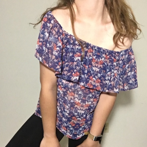 • sanctuary by anthropologie floral print top • - Picture 3 of 10